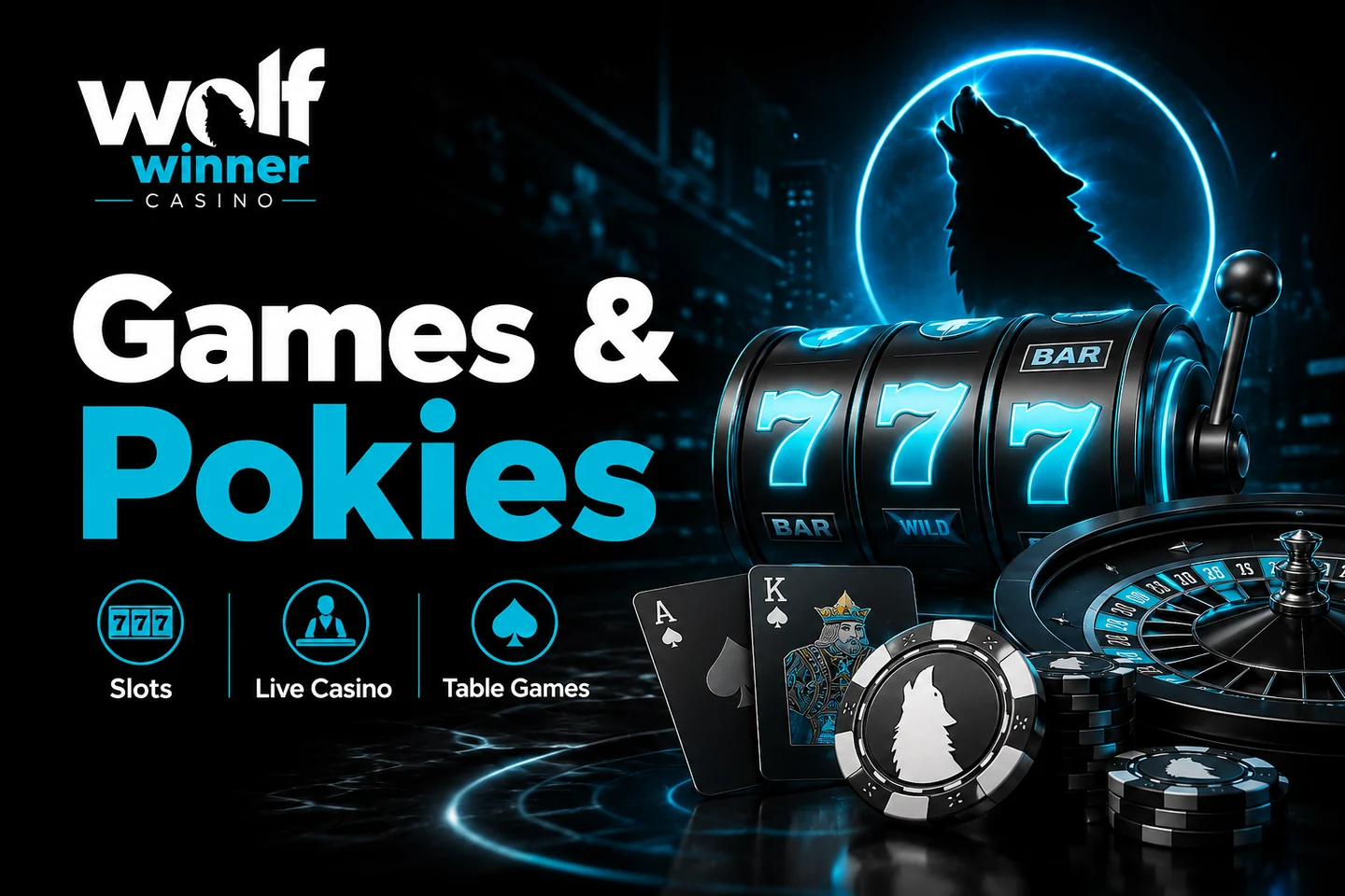 Wolf Winner 1,800+ Aussie pokies grid — hot titles and jackpots